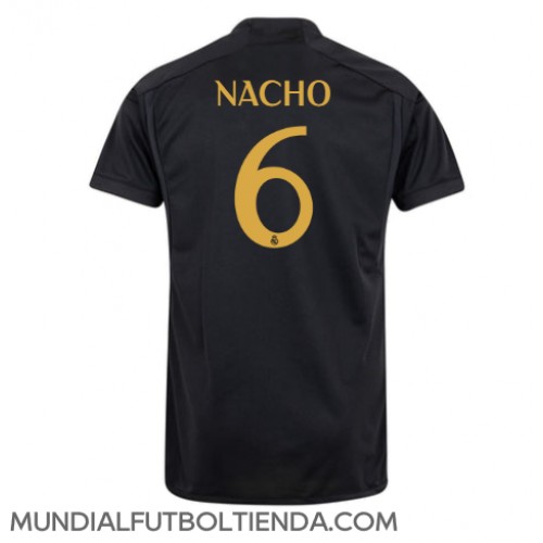 Camiseta Real Madrid Nacho #6 Tercera Equipación Replica 2023-24 mangas cortas